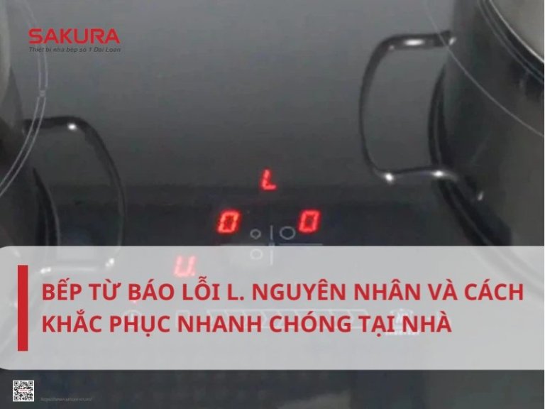 Bếp từ báo lỗi L