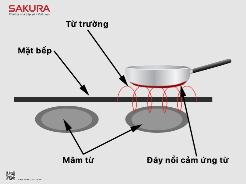 Giải thích nguyên lý hoạt động của bếp từ