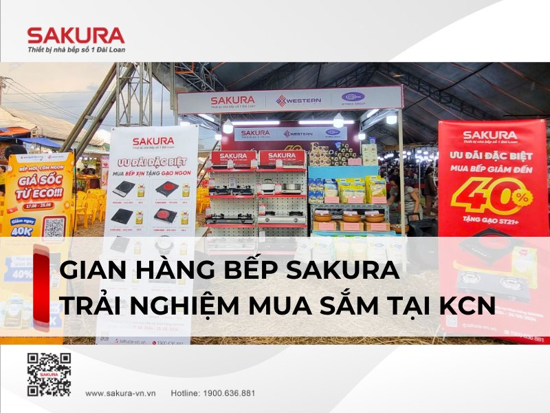 Trai Nghiem Mua Sam Bep Sakura Tai Kcn Le Minh Xuan